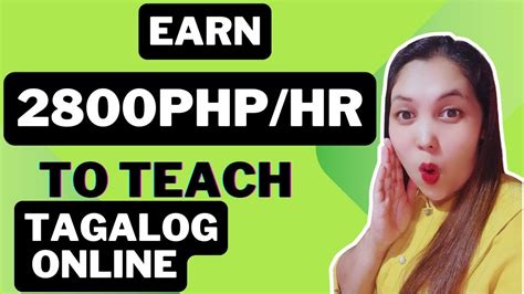 Teach Tagalog online .